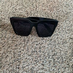 Oversized black sunglasses